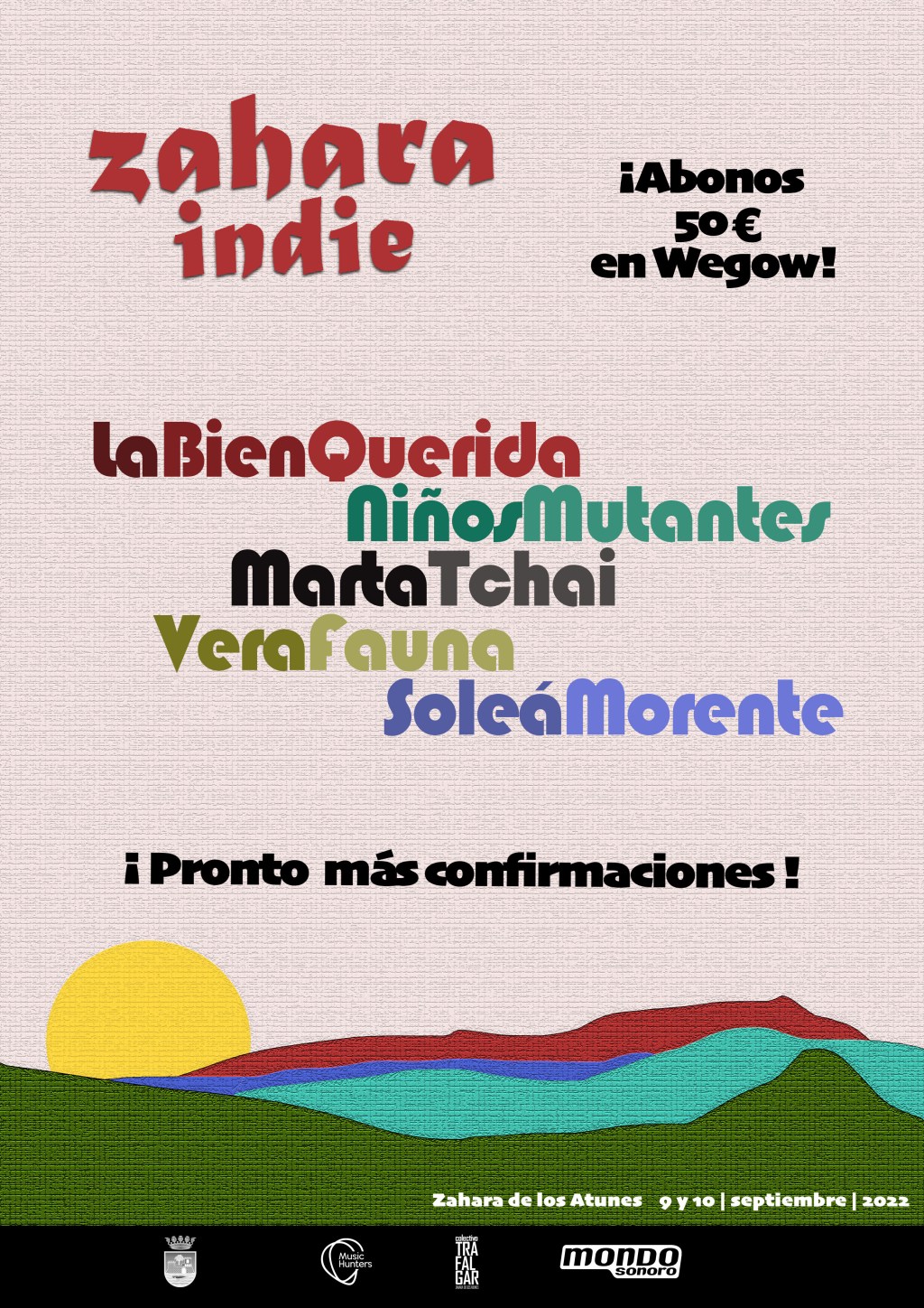 ‘Zahara Indie’, el festival que llega a Cádiz en septiembre, con La Bien Querida o Niños&nbsp;Mutantes